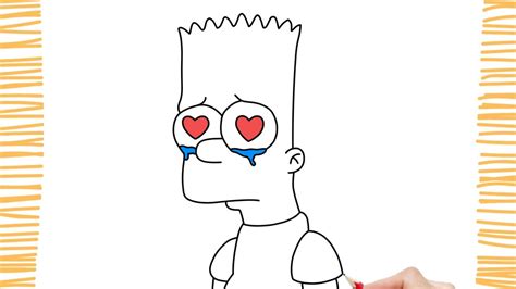 dibujos de bart simpson|COMO DIBUJAR A BART SIMPSON SAD .